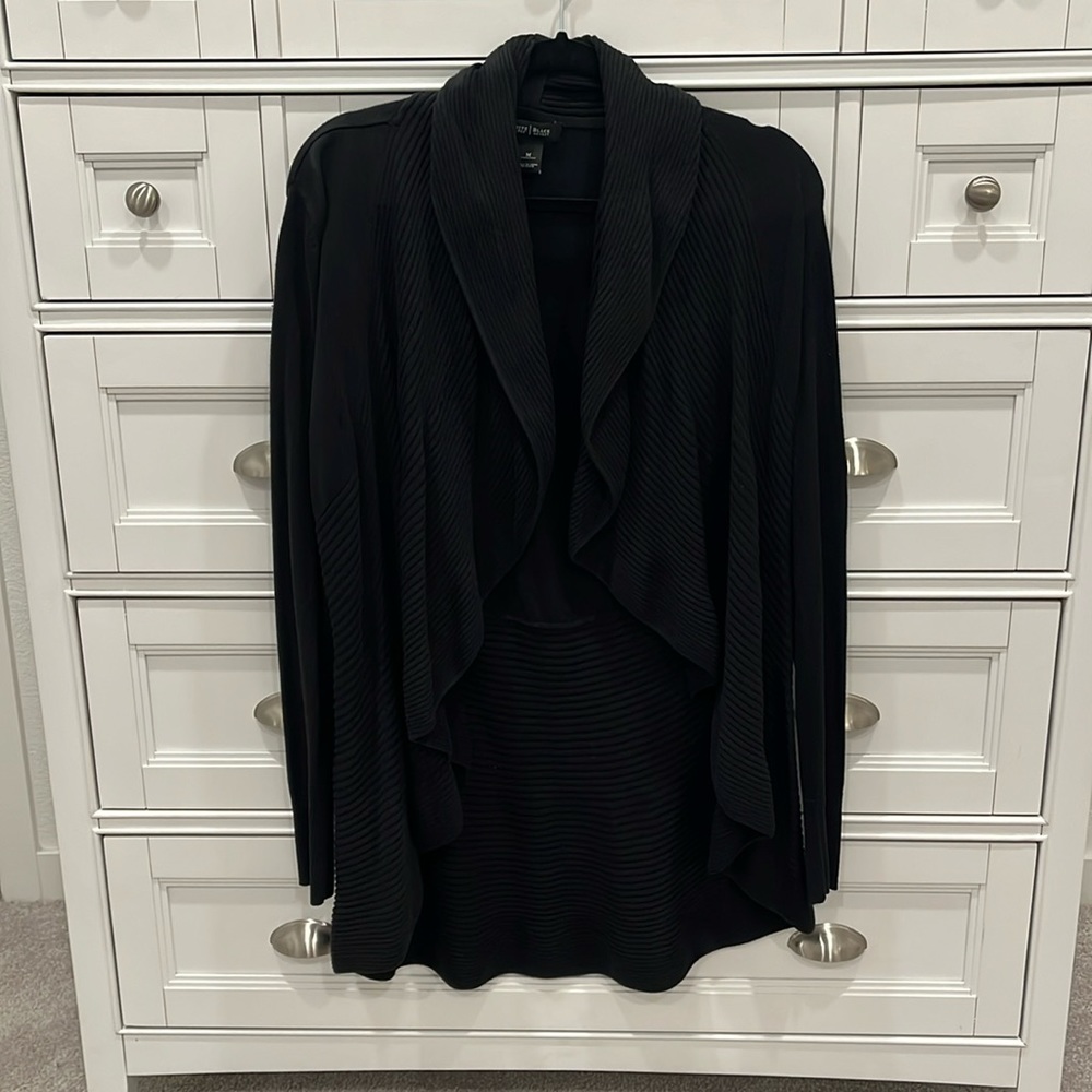 White House Black Market Black Cardigan - Size M